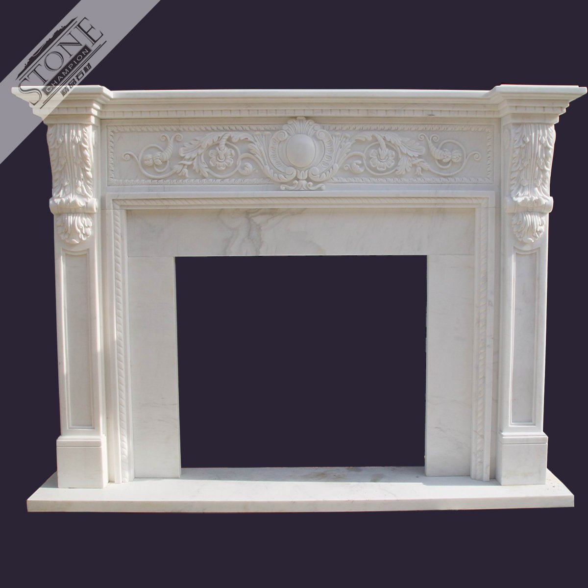 Classic design factory wholesale marble fireplace surround