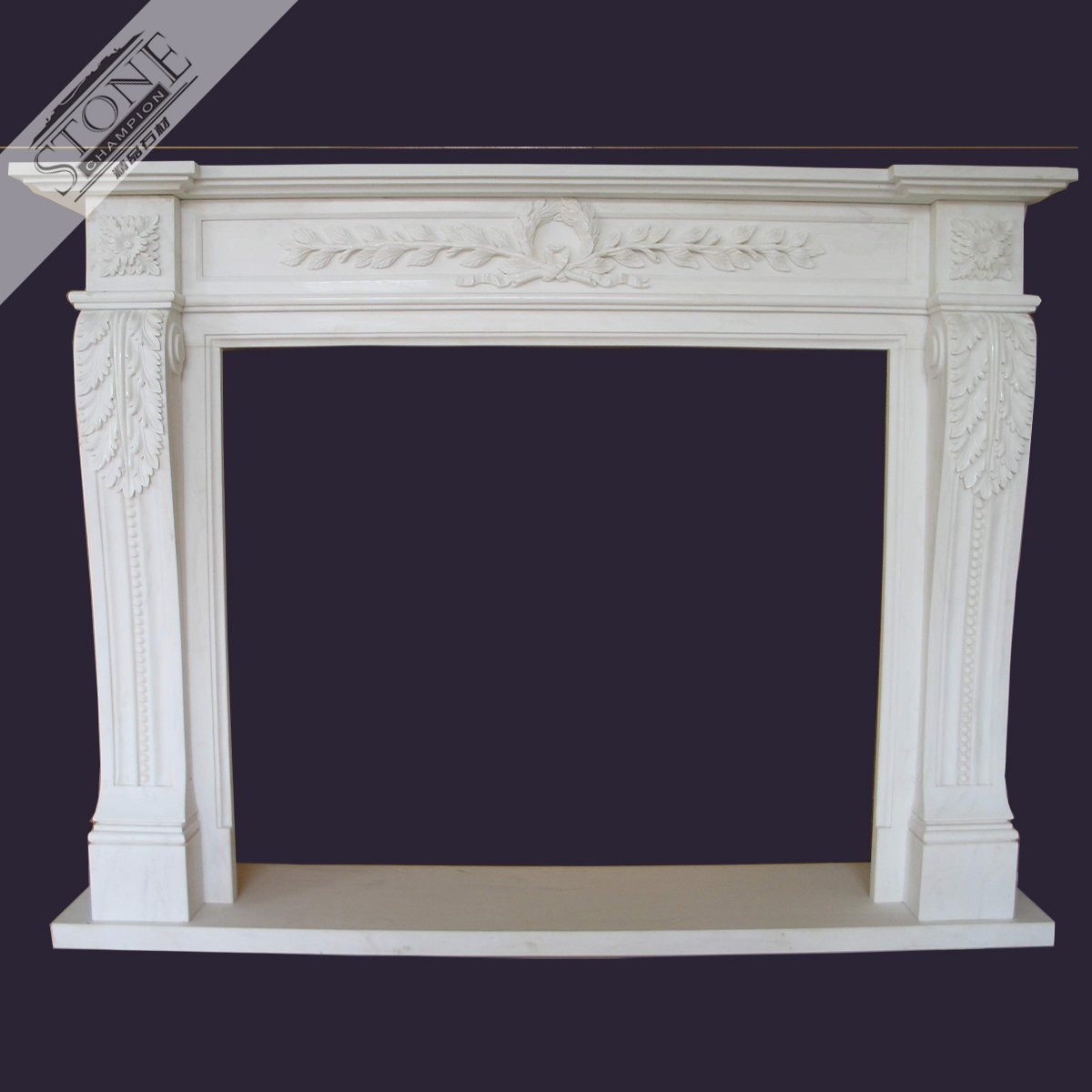 CNC machine made factory wholesale fireplace mantel