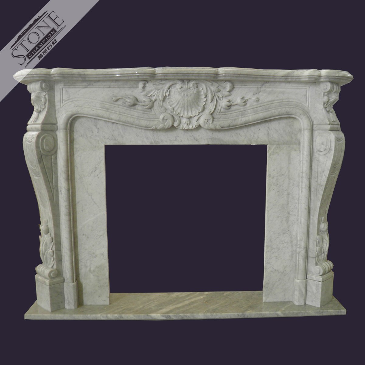 Customized Intalian carrara white marble fi