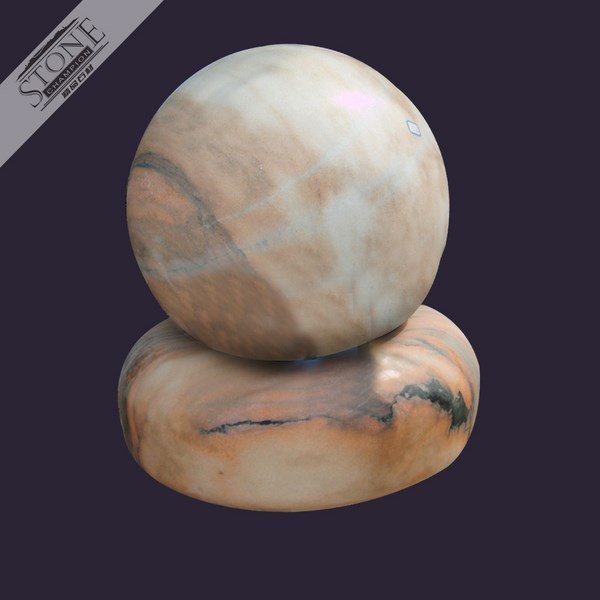 Customized red marble floating sphere