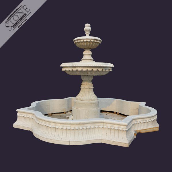 Unique designed garden marble water fountain