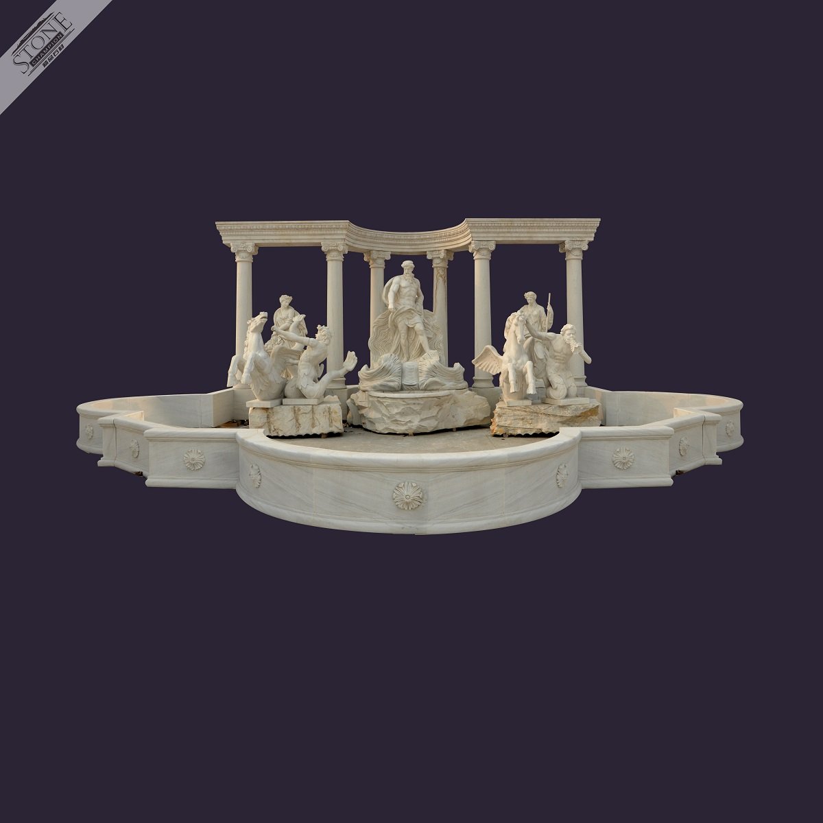 Trevi marble fountain