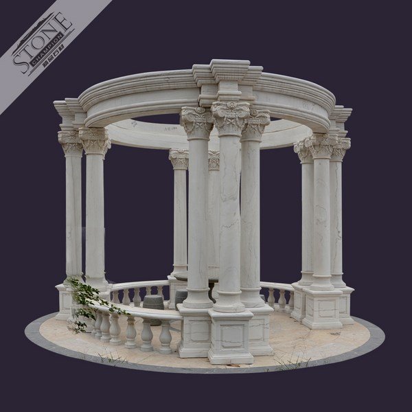 Columns marble gazebo